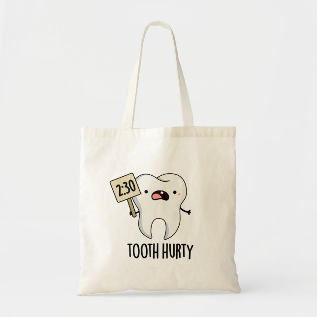 Tooth Hurty Funny Dental Puff Tragetasche (Vorne)