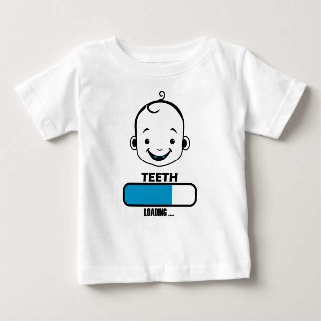 tooth loaded first lost baby child funny baby t-shirt (Vorderseite)
