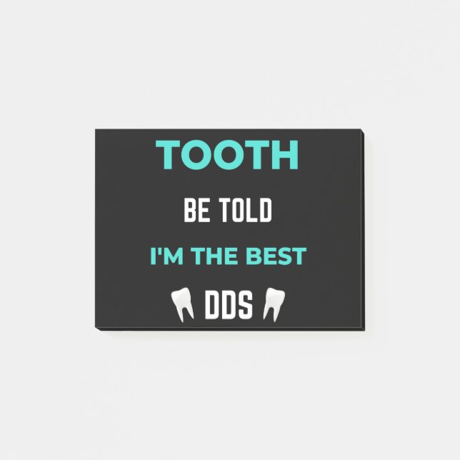 Tooth sei gesagt, ich bin die beste DS Post-it Klebezettel (Vorderseite)