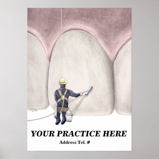 Tooth Washer (CUSTOM) Poster (Vorne)