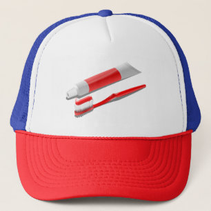 Toothbrush And Toothpaste Truckerkappe