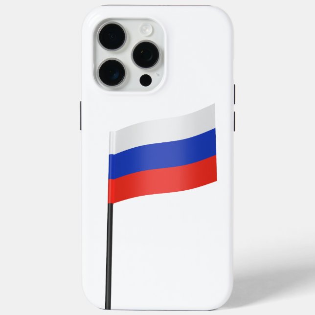 Toothpick mit russischer Flagge Case-Mate iPhone Hülle (Rückseite)