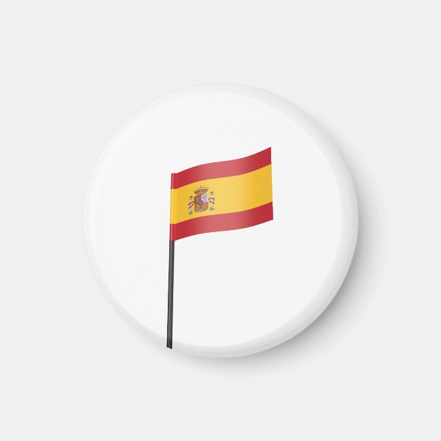 Toothpick mit spanischer Flagge Magnet (Vorne)