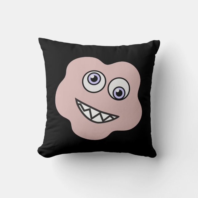 Toothy Blob Pop Kissen (Vorderseite)
