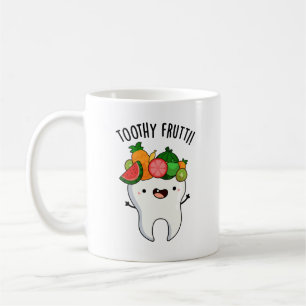 Toothy Fruity Funny Dental Pun Kaffeetasse