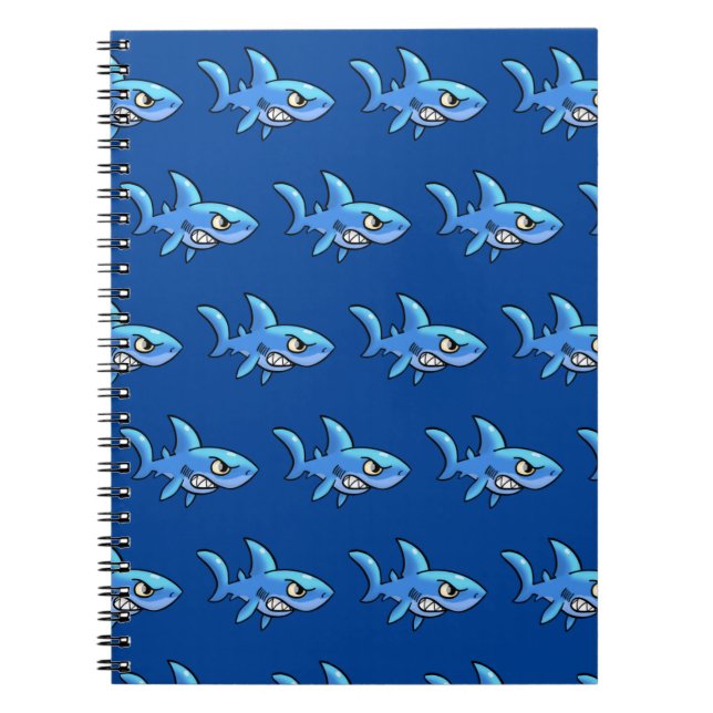 Toothy Shark Beach Handtuch Notizblock (Vorderseite)