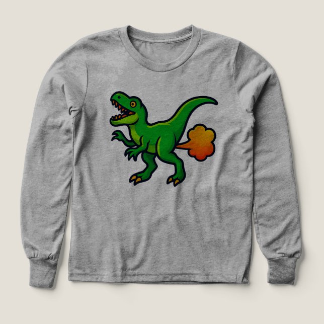 Tootin' T-Rex brüllt vor Lachen! (Design Vorderseite)