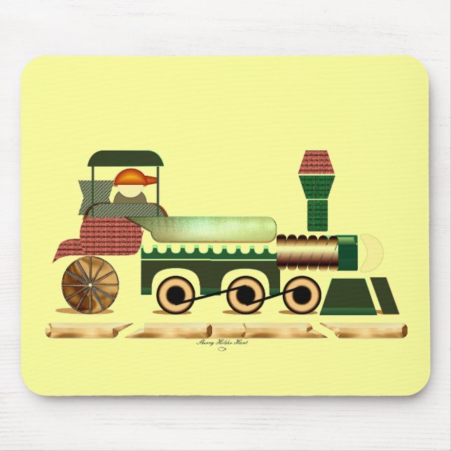 Toottoot-Zug 2 Mousepad (Vorne)