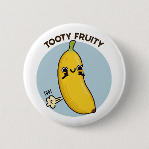Tooty Fruity Funny Banana Frucht Puff Button
