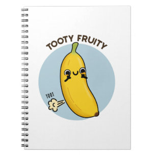 Tooty Fruity Funny Banana Fruchtwitz Notizblock