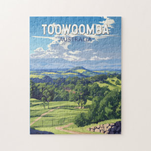 Toowoomba Australien Reise Kunst Vintage Puzzle