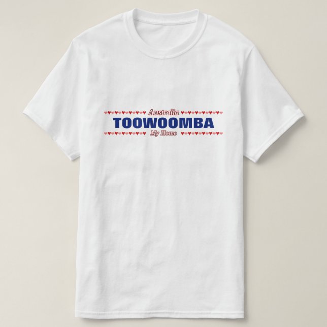 TOOWOOMBA - Mein Zuhause - Australien; Rote u. T-Shirt (Design vorne)