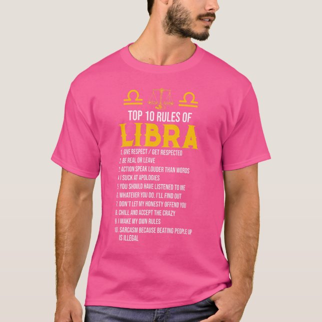 Top 10 Regeln Libra Horoskop Geburtstag 3 (Vorderseite)