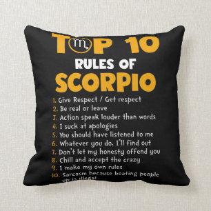 Top 10 Rules of Scorpio Birthday Gifts Kissen