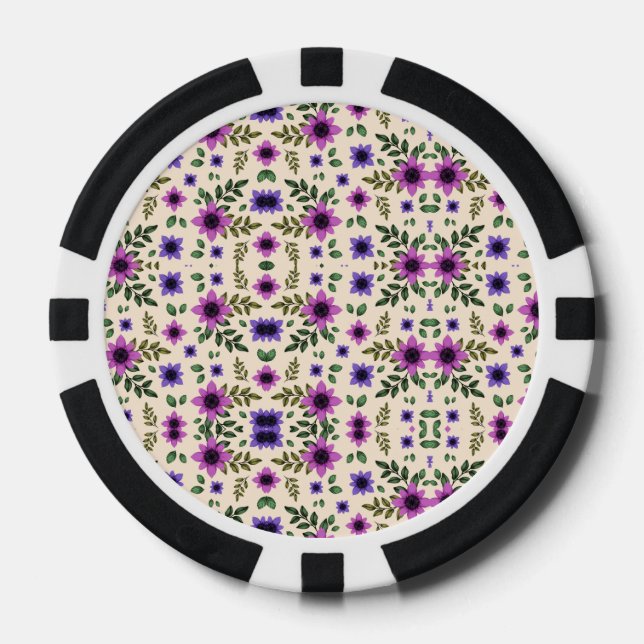 Top and bottom view of a poker chip  (Vorderseite)