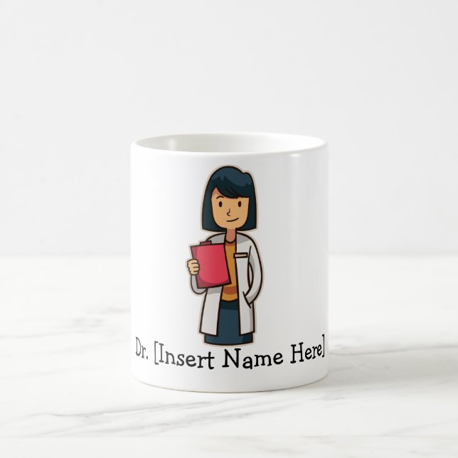 Top angepasster Personalisierter Arzt für Niedlich Kaffeetasse (Mittel)