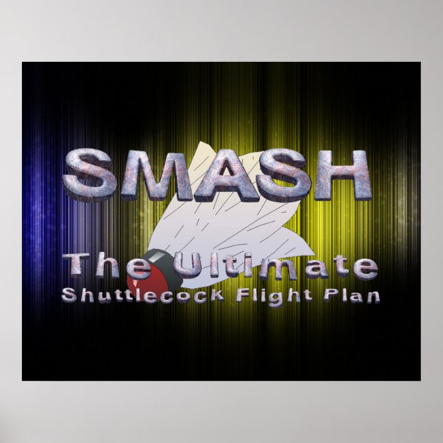 TOP Badminton Slogan Poster (Vorne)