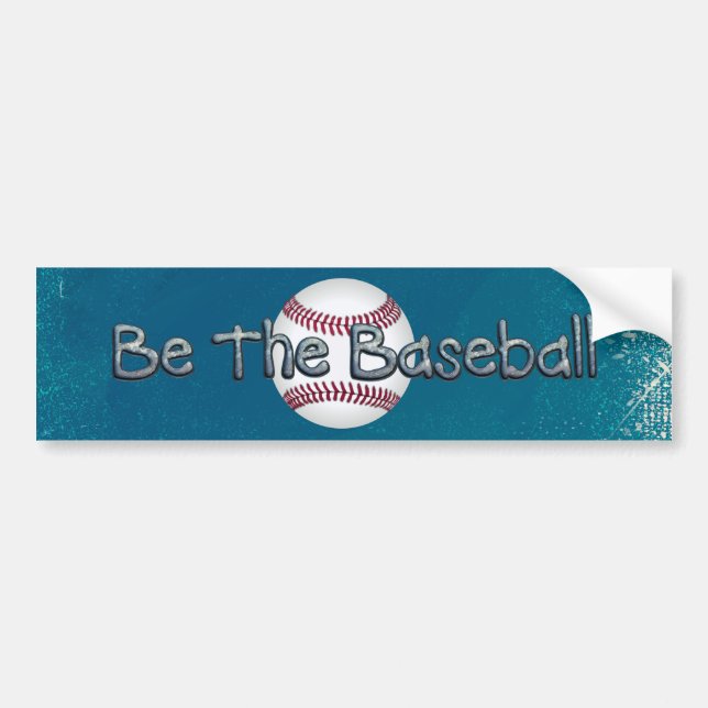 TOP Baseball-Slogan Autoaufkleber (Vorne)