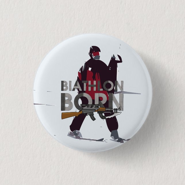 TOP Biathlon Born Button (Vorderseite)