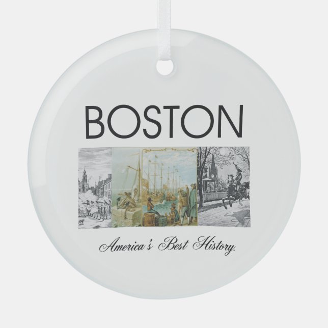 TOP Boston Glass Ornament (Vorderseite)