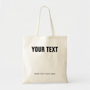 Top Budget-Tasche-Tasche-Logo Hier Text Vorlage Tragetasche