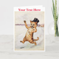 Top Cat! - Louis Wain Dankeschön Karte
