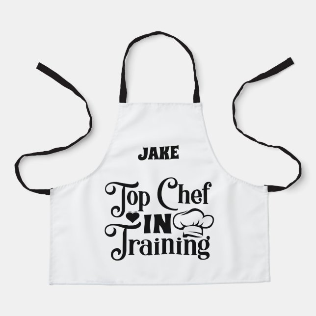 Top Chef in Training Schürze (Vorderseite)