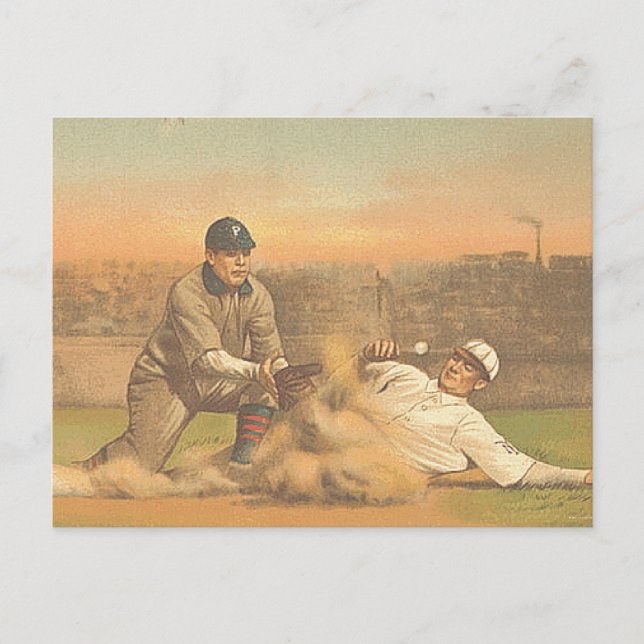 TOP Classic Baseball Postkarte (Vorderseite)