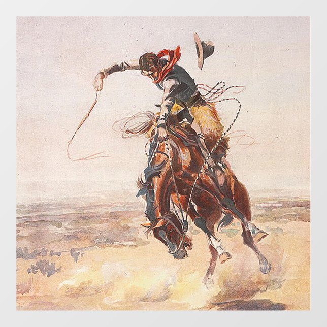 TOP Cowboy Life Window Fensteraufkleber (Blatt)