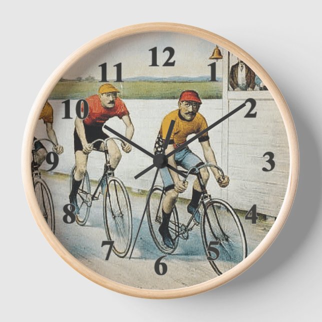 TOP Cycling Old School Uhr (Vorderseite)