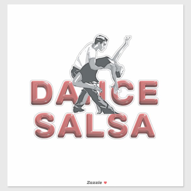 TOP Dance Salsa Aufkleber (Blatt)