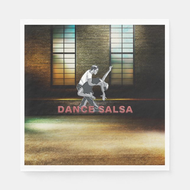TOP Dance Salsa Serviette (Vorderseite)