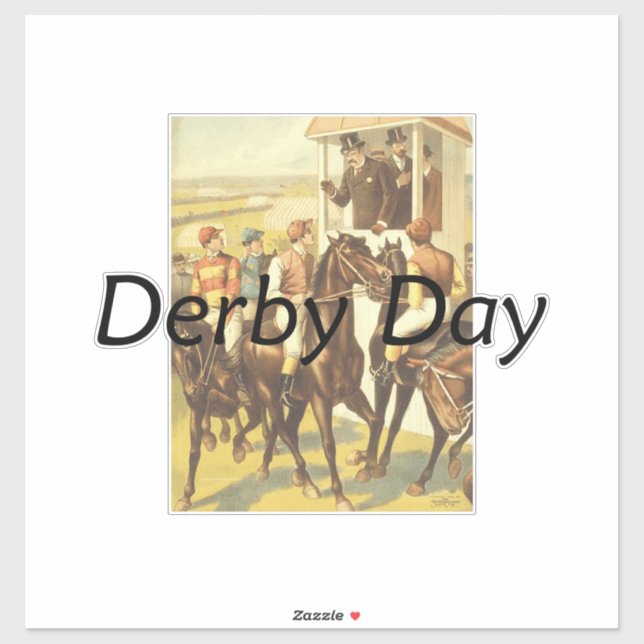 TOP Derby-Tag Aufkleber (Blatt)