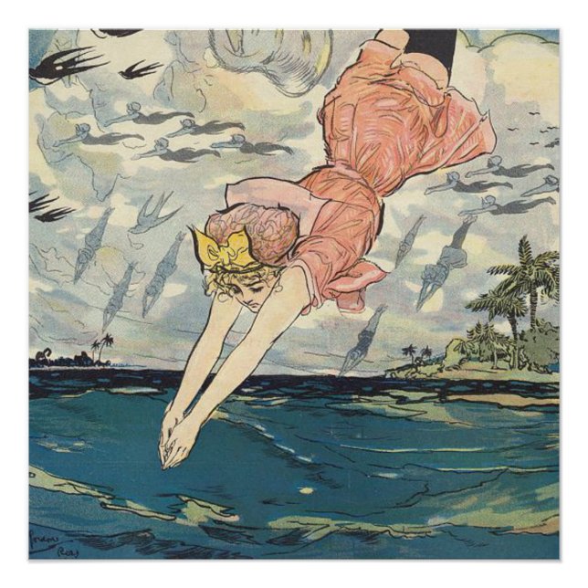 TOP Dive Girl Poster (Vorderseite)