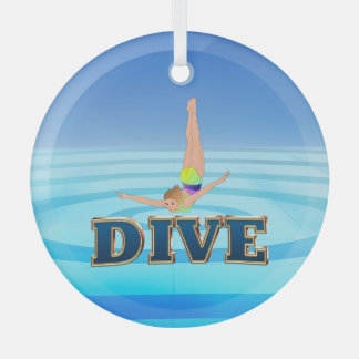 TOP Dive Ornament Aus Glas