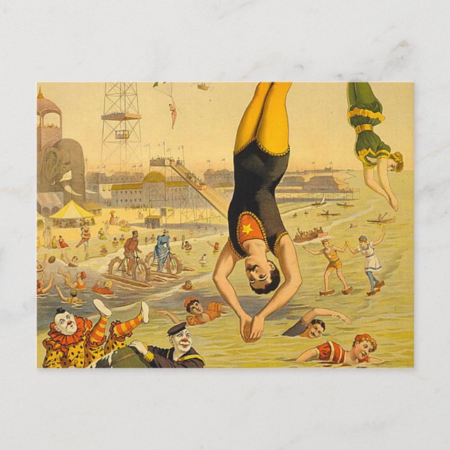 TOP Diving Slogan Postkarte (Vorderseite)