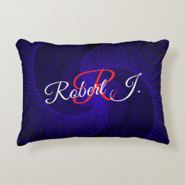 Top Down Dual Funnel Geometric Accent Pillow Dekokissen