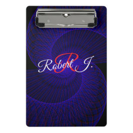 Top Down Dual Funnel Geometric Mini Clipboard Klemmbrett