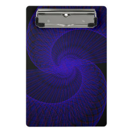 Top Down Dual Funnel Geometric Mini Clipboard Mini Klemmbrett