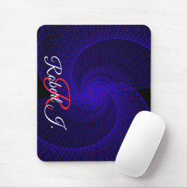 Top Down Dual Funnel Geometric Mouse Pad Mousepad