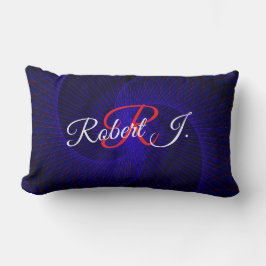 Top Down Dual Funnel Geometric Throw Pillow Lendenkissen