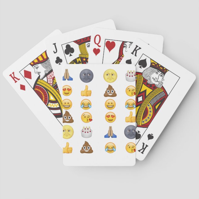Top-Emoji-Sammlung Spielkarten (Rückseite)