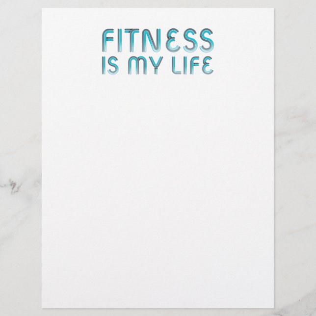 TOP-Fitness ist mein Leben Flyer (Vorne)