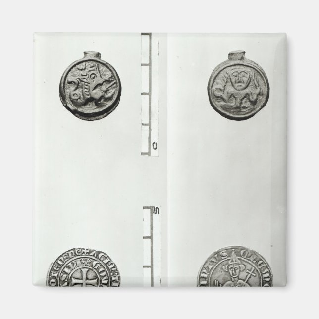 Top: Gaulish Coin of the Remes obverse Magnet (Vorne)