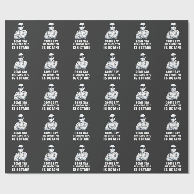 Top Gear The Stig Octane Geschenkpapier (Flach)