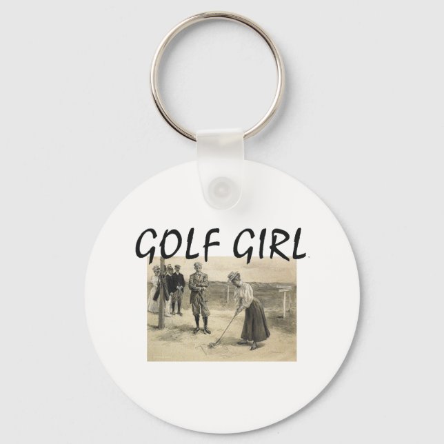 TOP Golf Girl Schlüsselanhänger (Vorderseite)