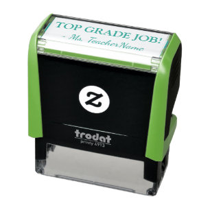 "TOP GRADE JOB!" Tutor-Feedback-Briefmarke Permastempel