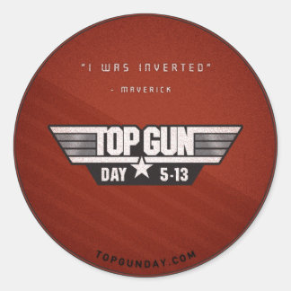 Top Gun Day Aufkleber v2 - Ich war invertiert
