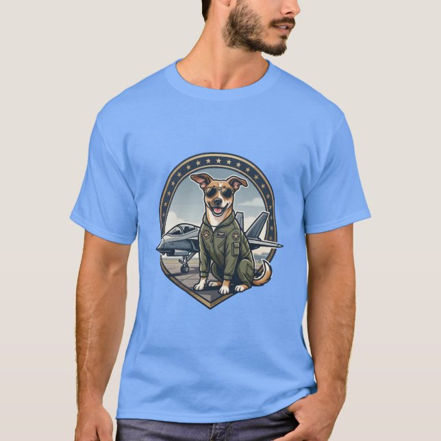 Top Gun Pup T-Shirt (Vorderseite)