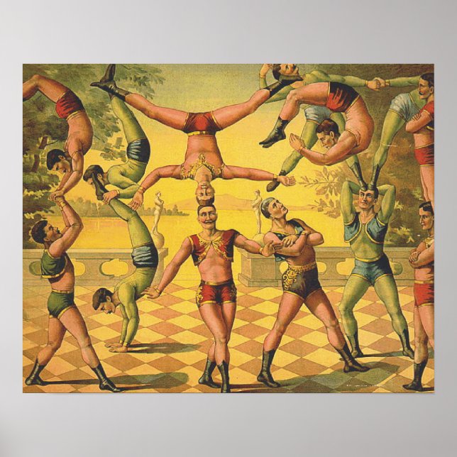 TOP Gymnastik Alte Schule Poster (Vorne)